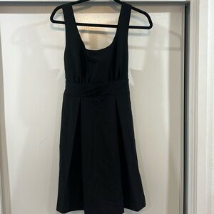 Grass Collection Junior’s Black Cute Waist Tie and Back Bow Midi Dress Size 11